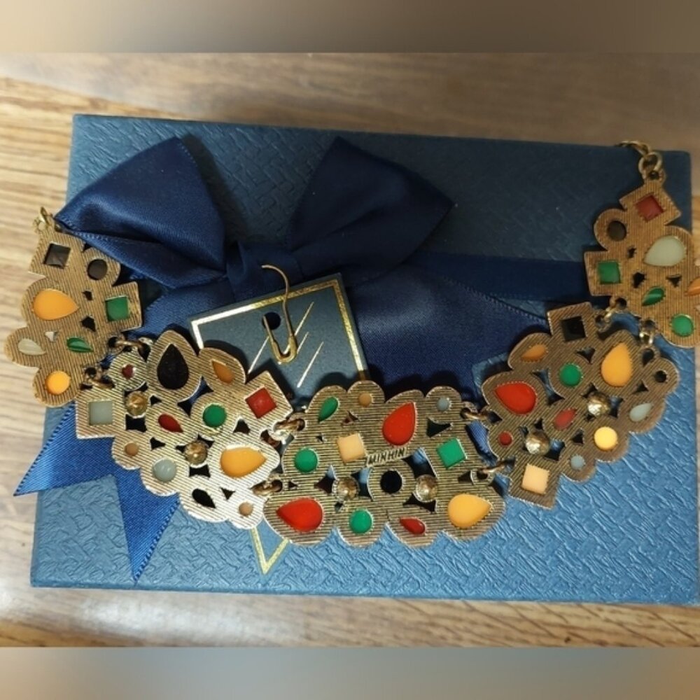 Multicoloured Bauble Necklace - image 3